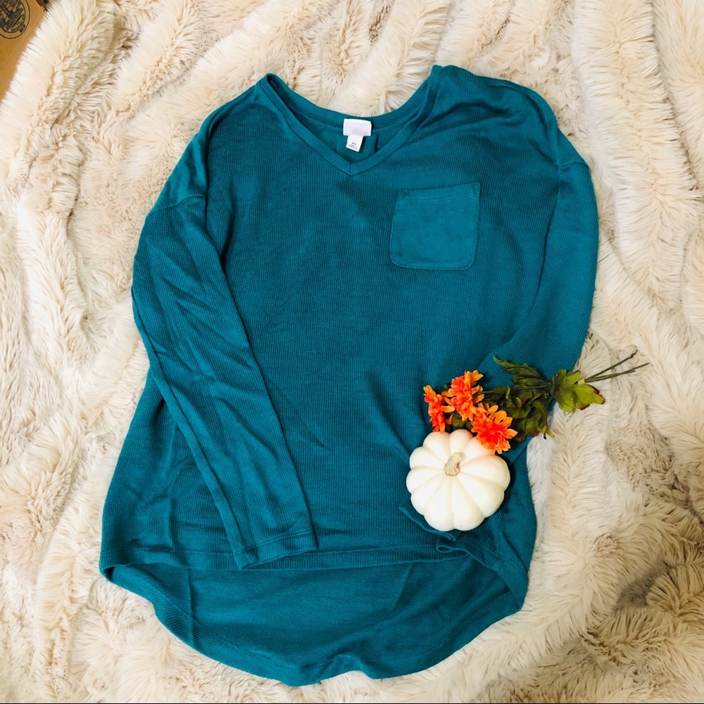Teal Lightweight Sweater Tunic XS